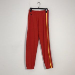 NWT AVIATOR NATION 5 STRIPE SWEATPANTS - ORANGE // YELLOW // PURPLE